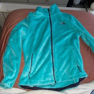 North Face womens fuzzy jacket